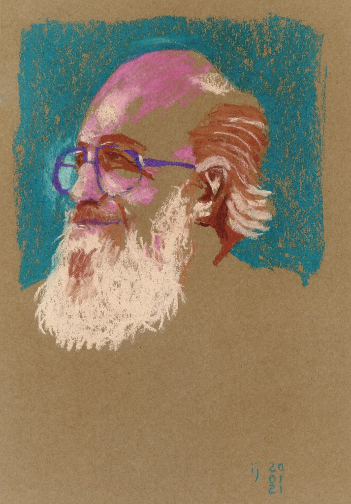 Portrait of Paulo Freire by Ivan Jerônimo